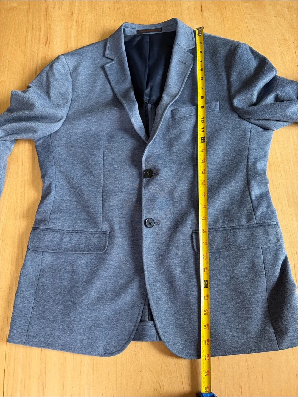 Men's Blue Two-Button Blazer - Classic Tailored Jacket